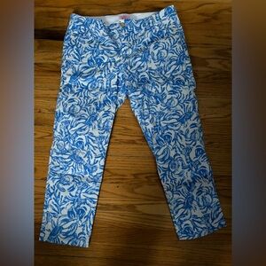 NWOT Lilly Pulitzer 26” Sadie Stretch Cropped Pants - 14